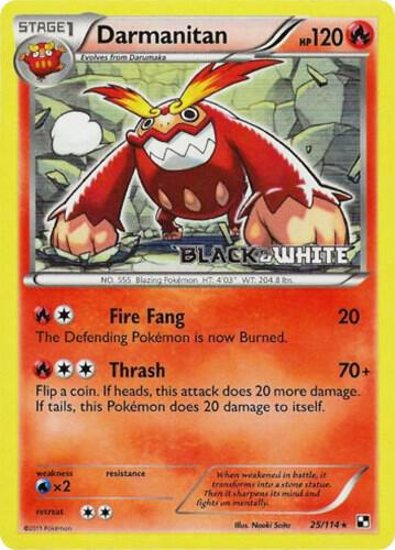 Darmanitan - 25/114 (Prerelease) card image