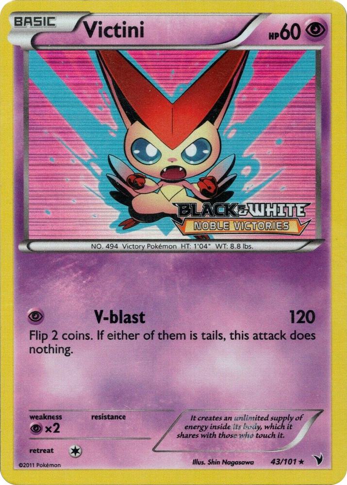 Victini - 43/101 (Prerelease) card image