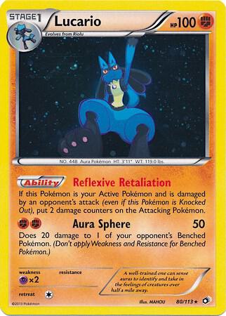 Lucario - 80/113 (Cosmos Holo) card image