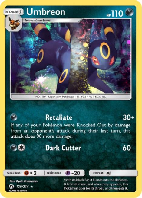 Umbreon - 120/214 (Cosmos Holo) card image