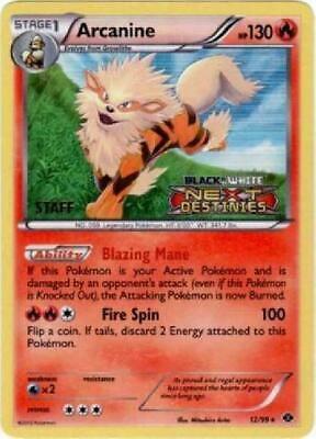 Arcanine - 12/99 (Prerelease) [Staff] card image