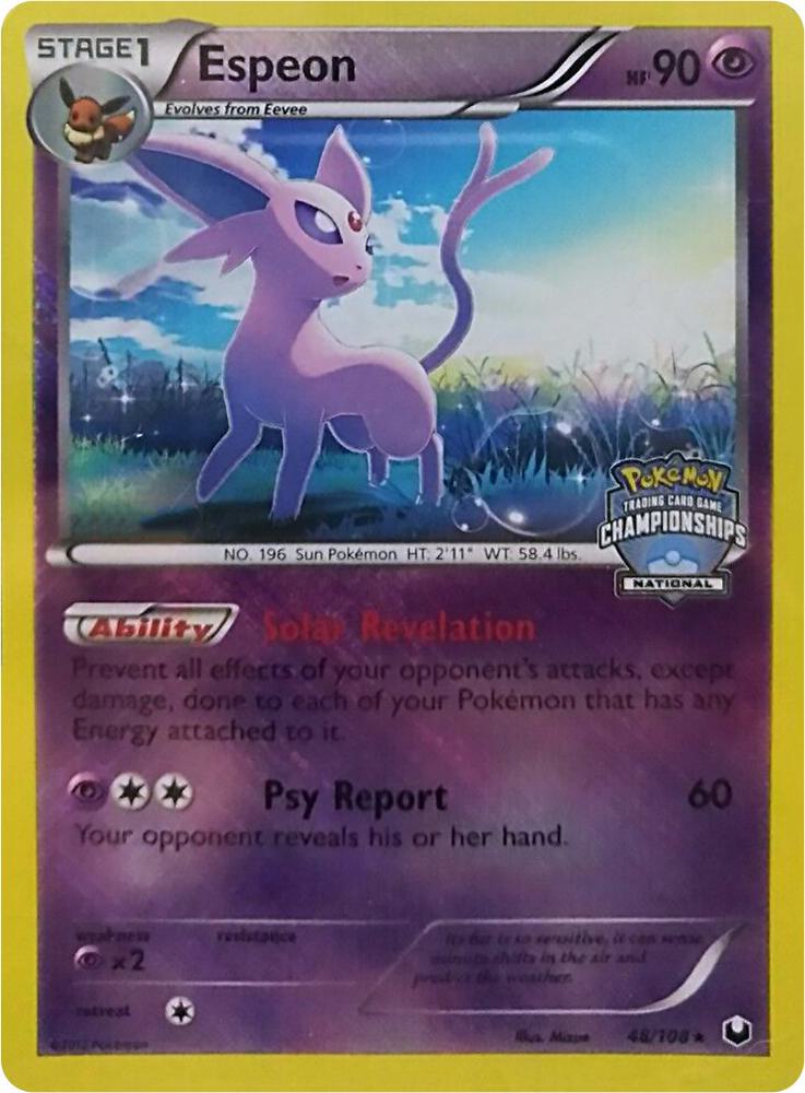 Espeon - 48/108 (National Championships) card image