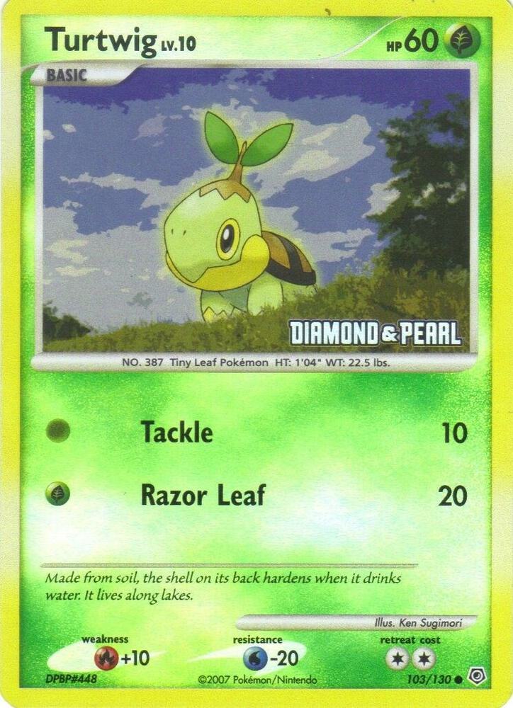 Turtwig - 103/130 [Diamond & Pearl] card image