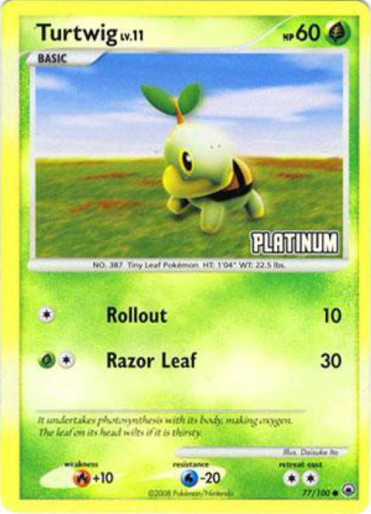 Turtwig - 77/100 [Platinum] card image