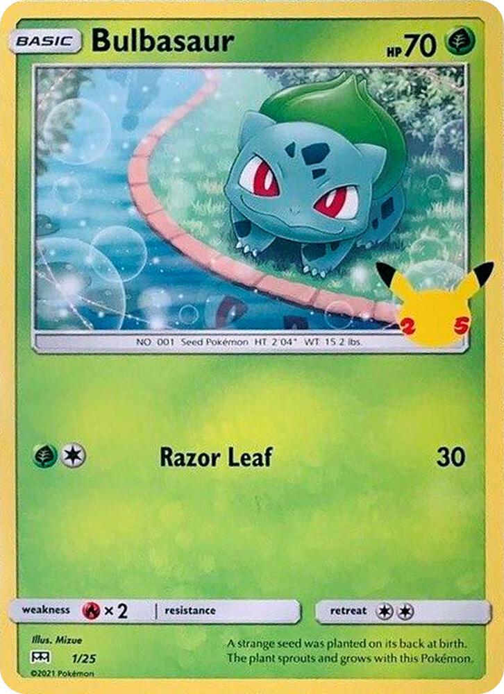Bulbasaur - 1/25 card image