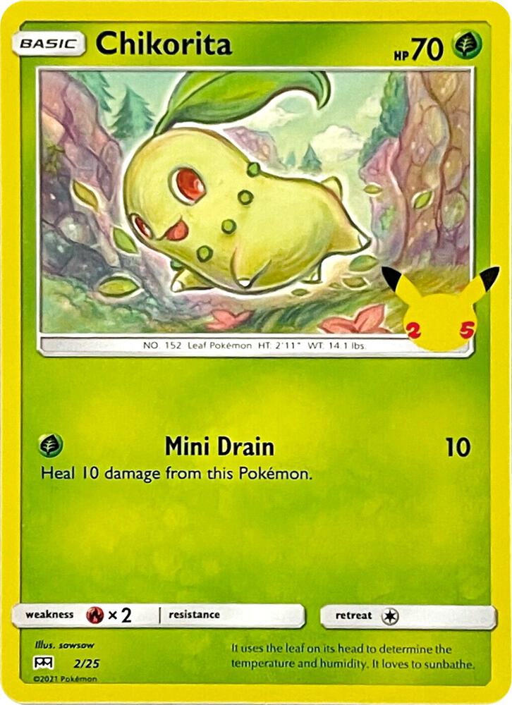 Chikorita - 2/25 card image