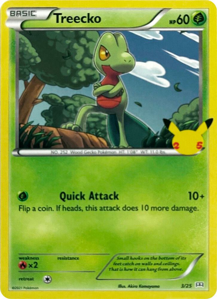 Treecko - 3/25 card image