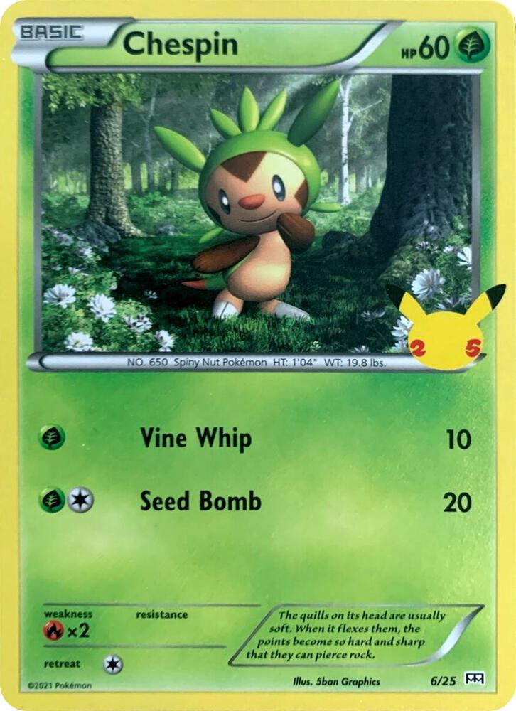 Chespin - 6/25 card image