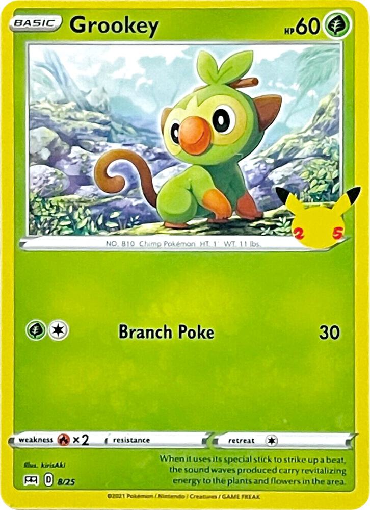 Grookey - 8/25 card image