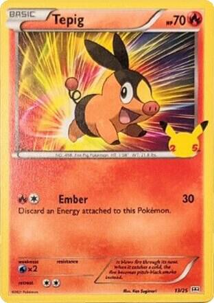 Tepig - 13/25 card image