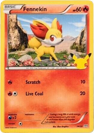 Fennekin - 14/25 card image