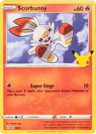 Scorbunny - 16/25 card image