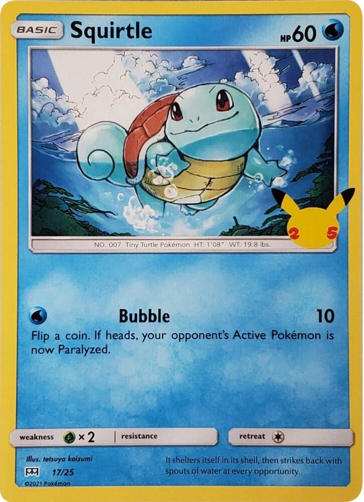 Squirtle - 17/25 card image