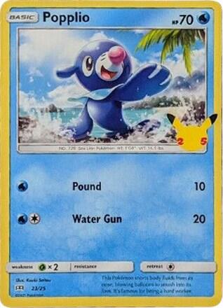 Popplio - 23/25 card image