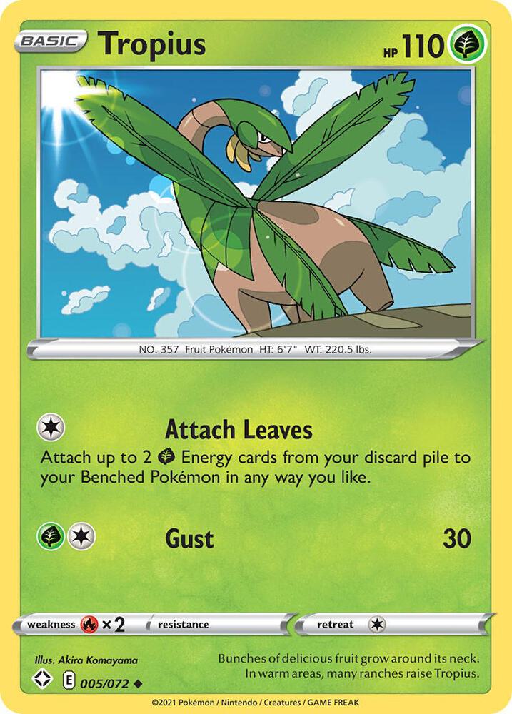 Tropius card image