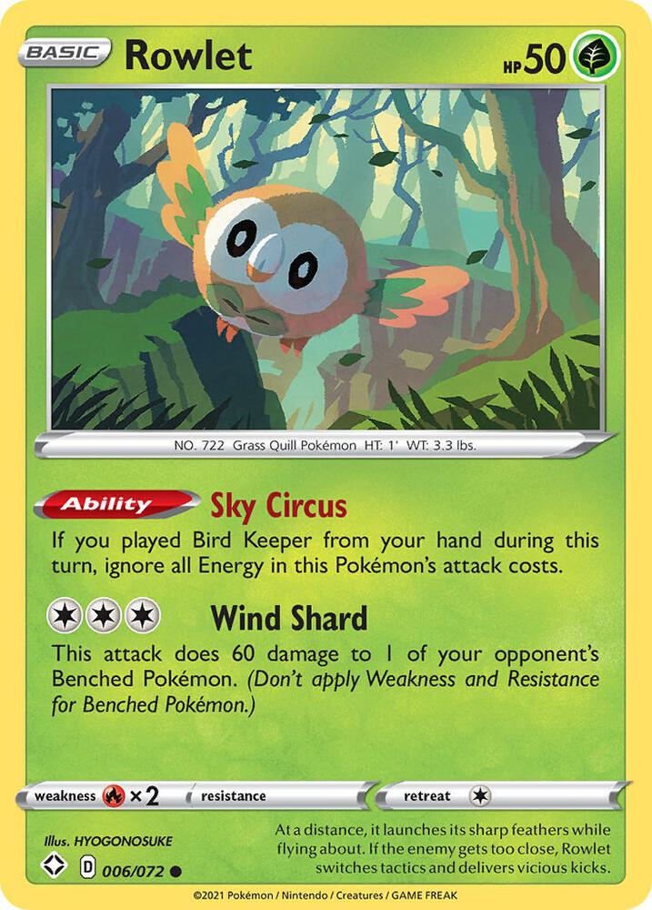 Rowlet card image