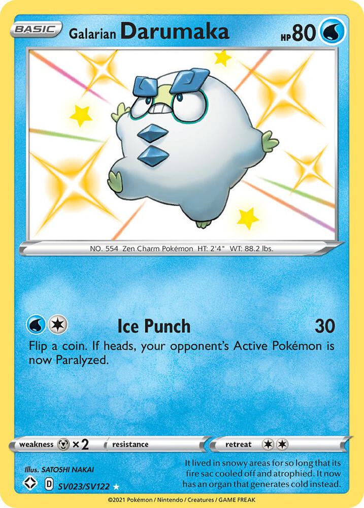 Galarian Darumaka card image