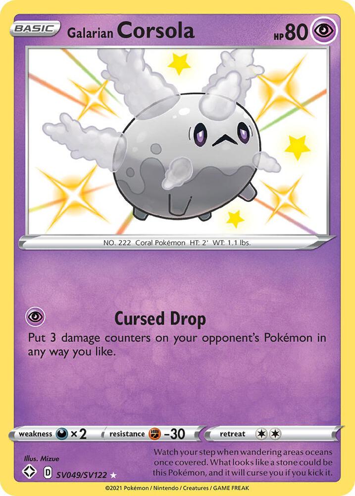 Galarian Corsola card image
