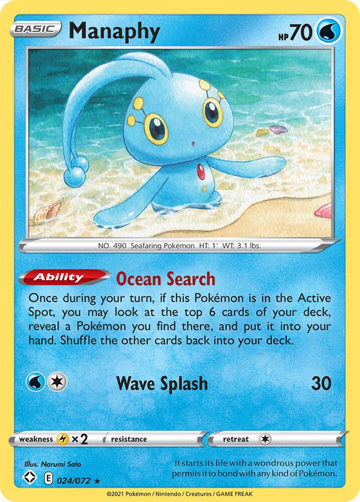 Manaphy card image