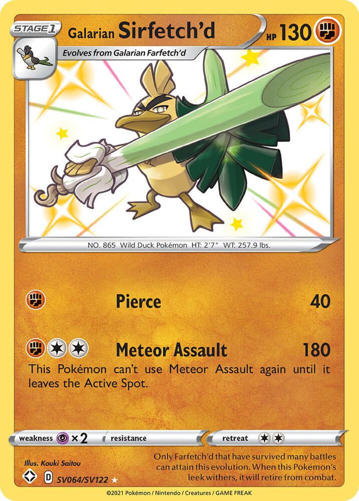Galarian Sirfetch'd card image