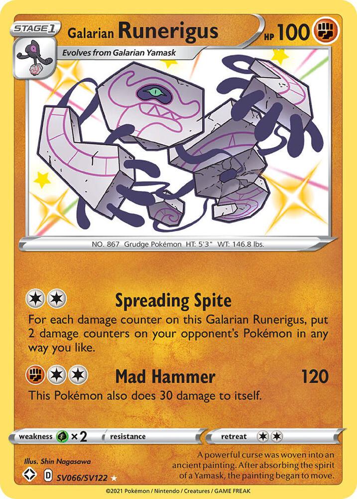 Galarian Runerigus card image