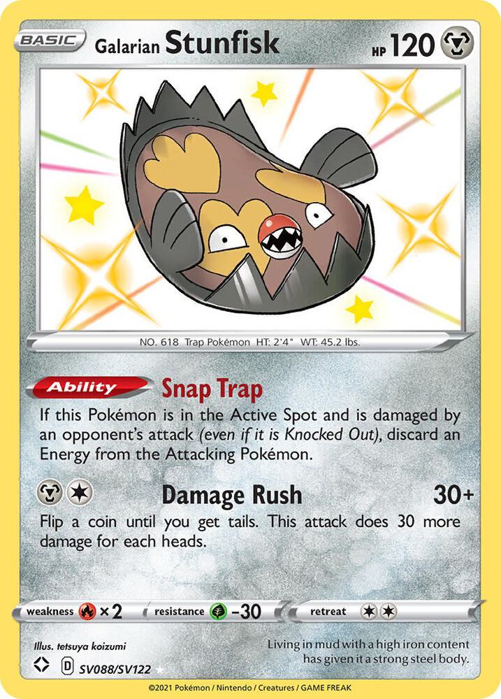 Galarian Stunfisk card image