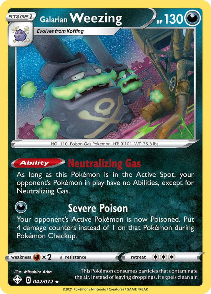 Galarian Weezing card image