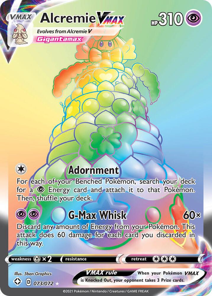 Alcremie VMAX (Secret) card image