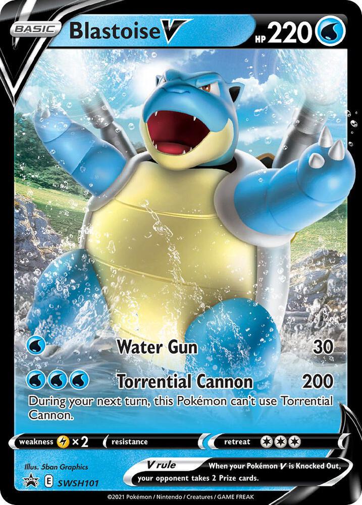 Blastoise V - SWSH101 card image