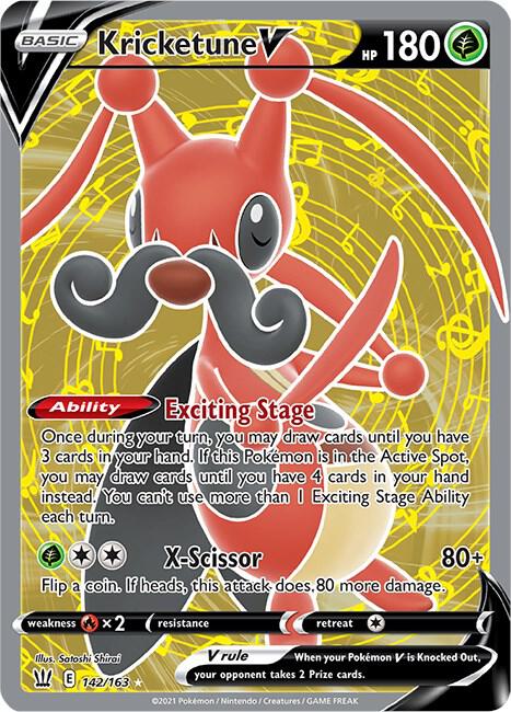 Kricketune V (Full Art) card image