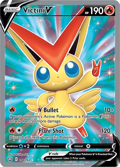 Victini V (Full Art) card image