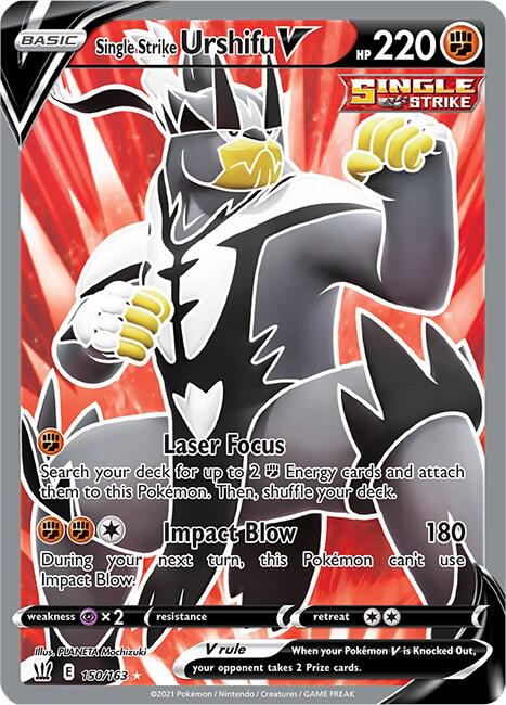 Single Strike Urshifu V (Full Art) card image