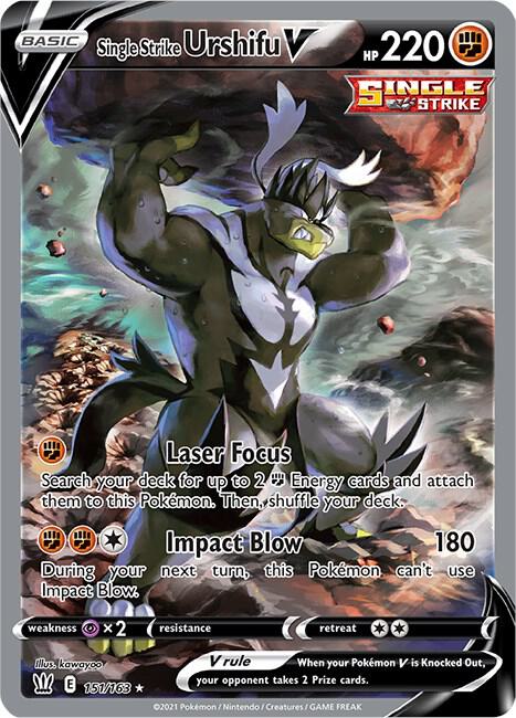 Single Strike Urshifu V (Alternate Full Art) card image