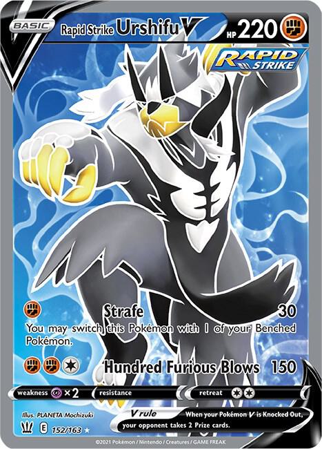 Rapid Strike Urshifu V (Full Art) card image
