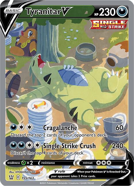 Tyranitar V (Alternate Full Art) card image