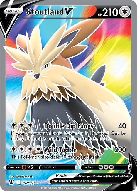 Stoutland V (Full Art) card image