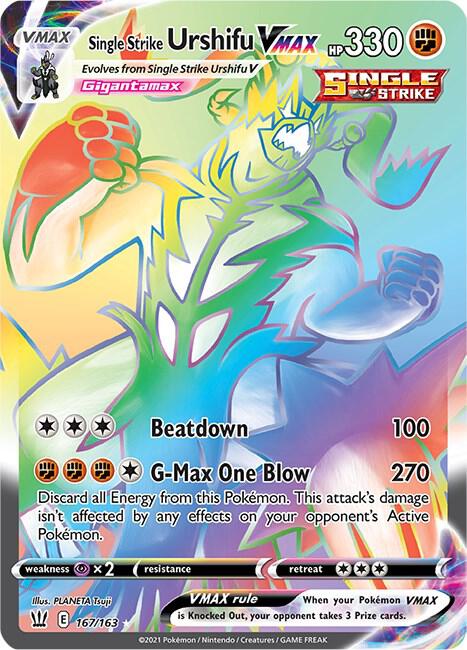 Single Strike Urshifu VMAX (Secret) card image