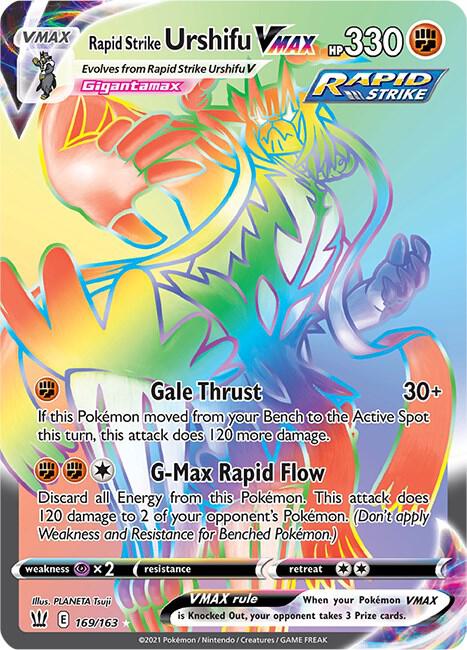 Rapid Strike Urshifu VMAX (Secret) card image