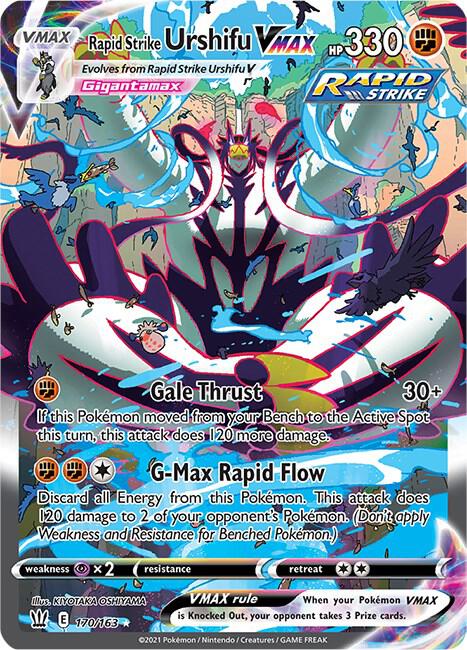 Rapid Strike Urshifu VMAX (Alternate Art Secret) card image