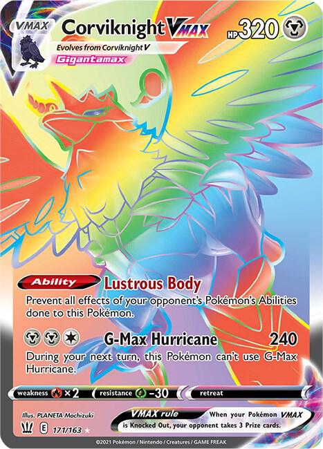 Corviknight VMAX (Secret) card image