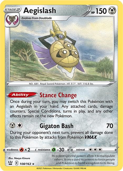 Aegislash (108) card image