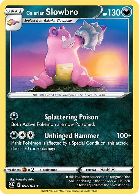 Galarian Slowbro card image