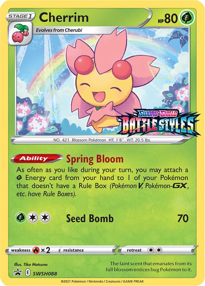 Cherrim - SWSH088 (Prerelease) card image