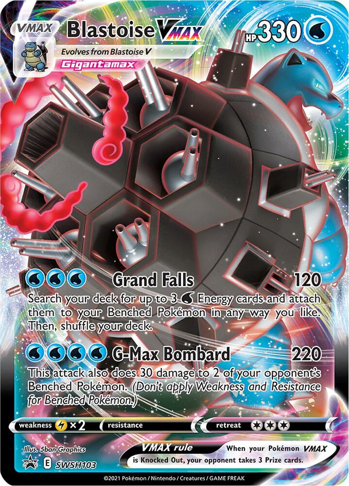 Blastoise VMAX - SWSH103 card image