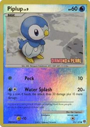 Piplup - 93/130 [Diamond and Pearl] card image