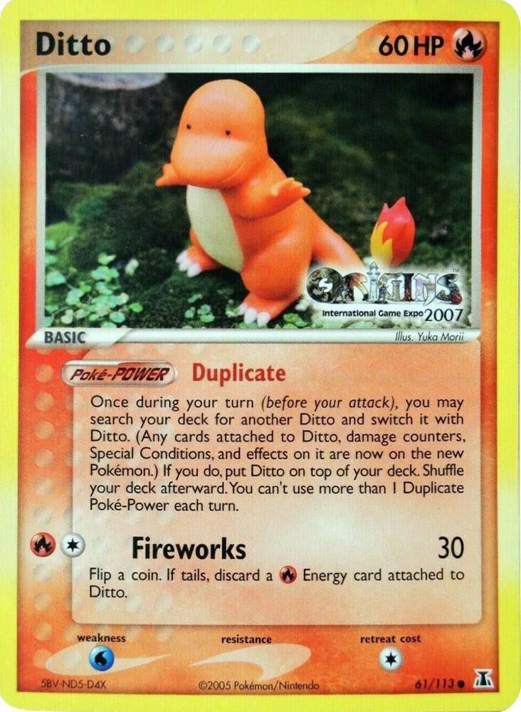 Ditto - 61/113 (Origins International Game Expo 2007) card image