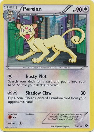 Persian - 81/99 (Cosmos Holo) card image