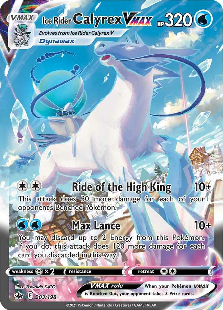 Ice Rider Calyrex VMAX (Alternate Art Secret) card image