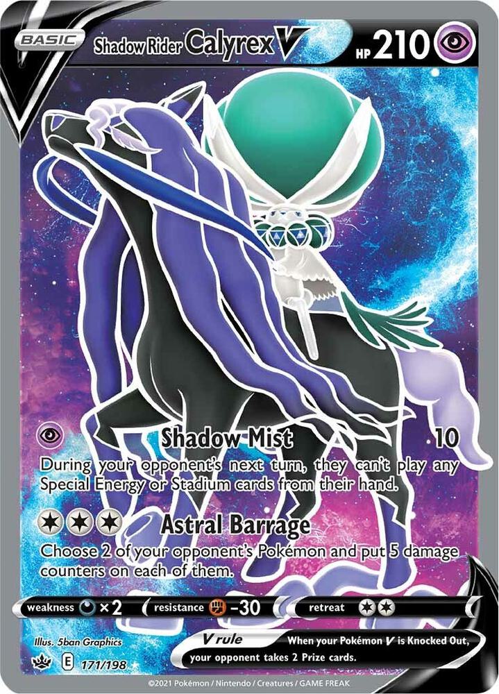 Shadow Rider Calyrex V (Full Art) card image