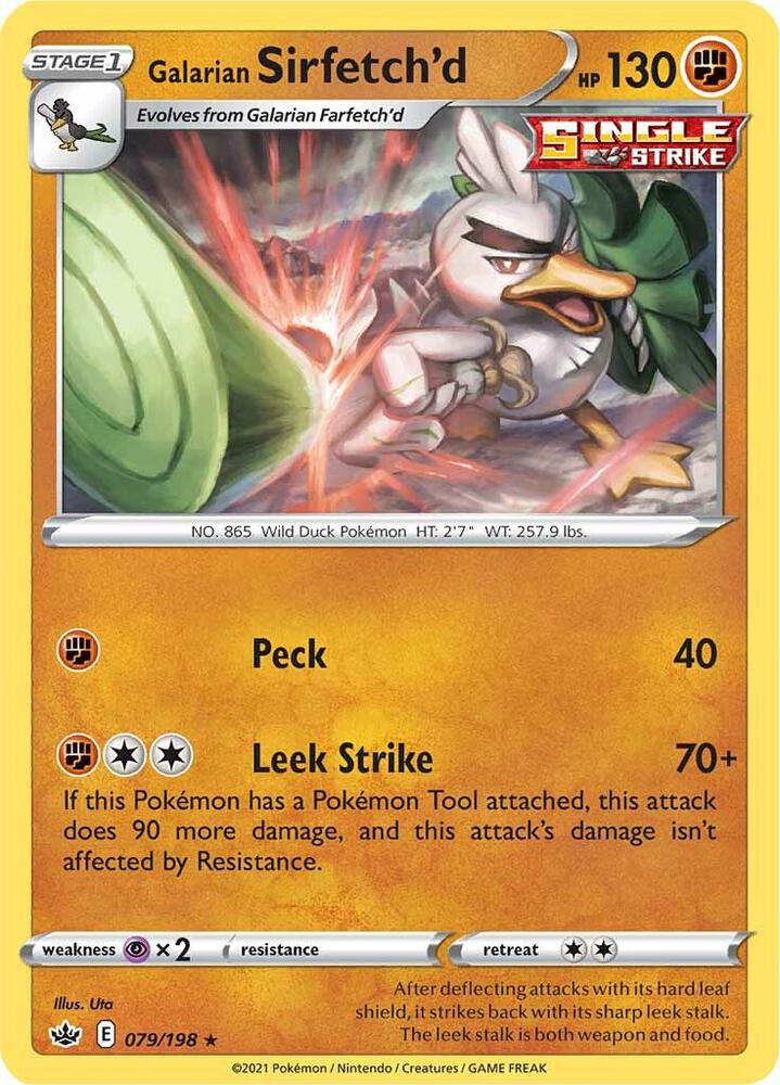 Galarian Sirfetch'd card image